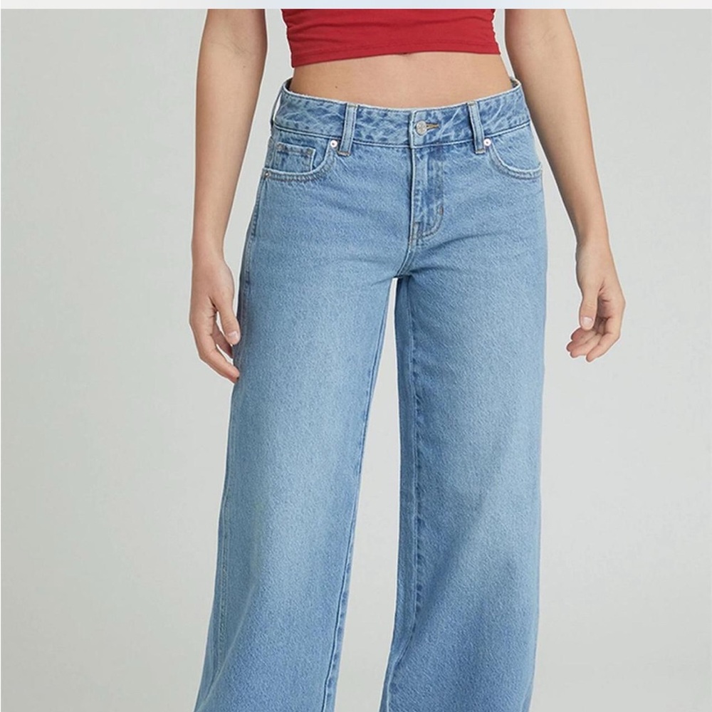 Pacsun dark indigo low rise baggy jeans size 25
